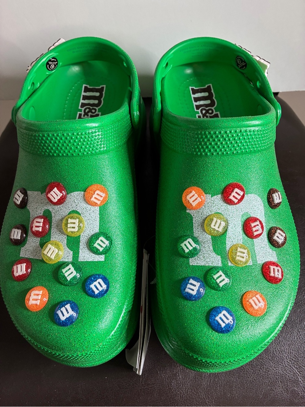 M&M'S Women Green Crocs
